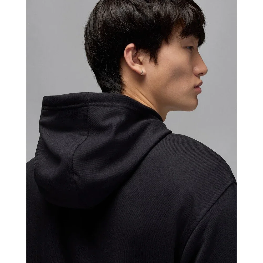 Air Jordan Sport Crossover Hoodie Men's 2XL Black Fleece Long Sleeve DSGL1315